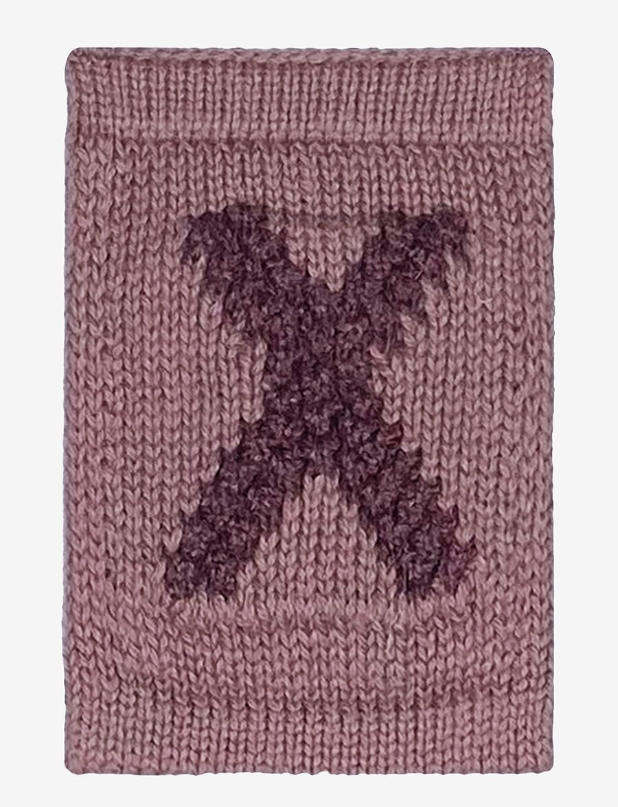 Smallstuff - Knitted letter X, rose - die niedrigsten preise - x pink - 0