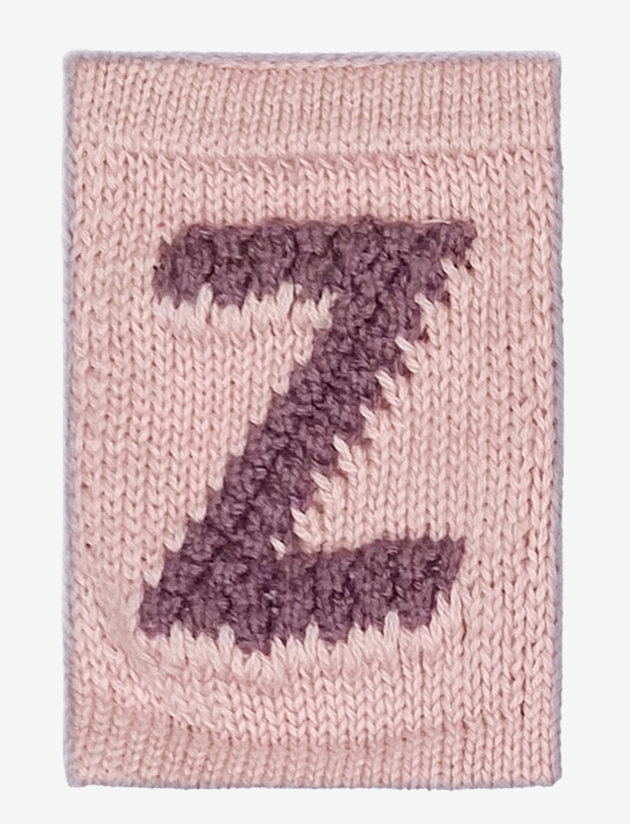 Smallstuff - Knitted Letter Z, Rose