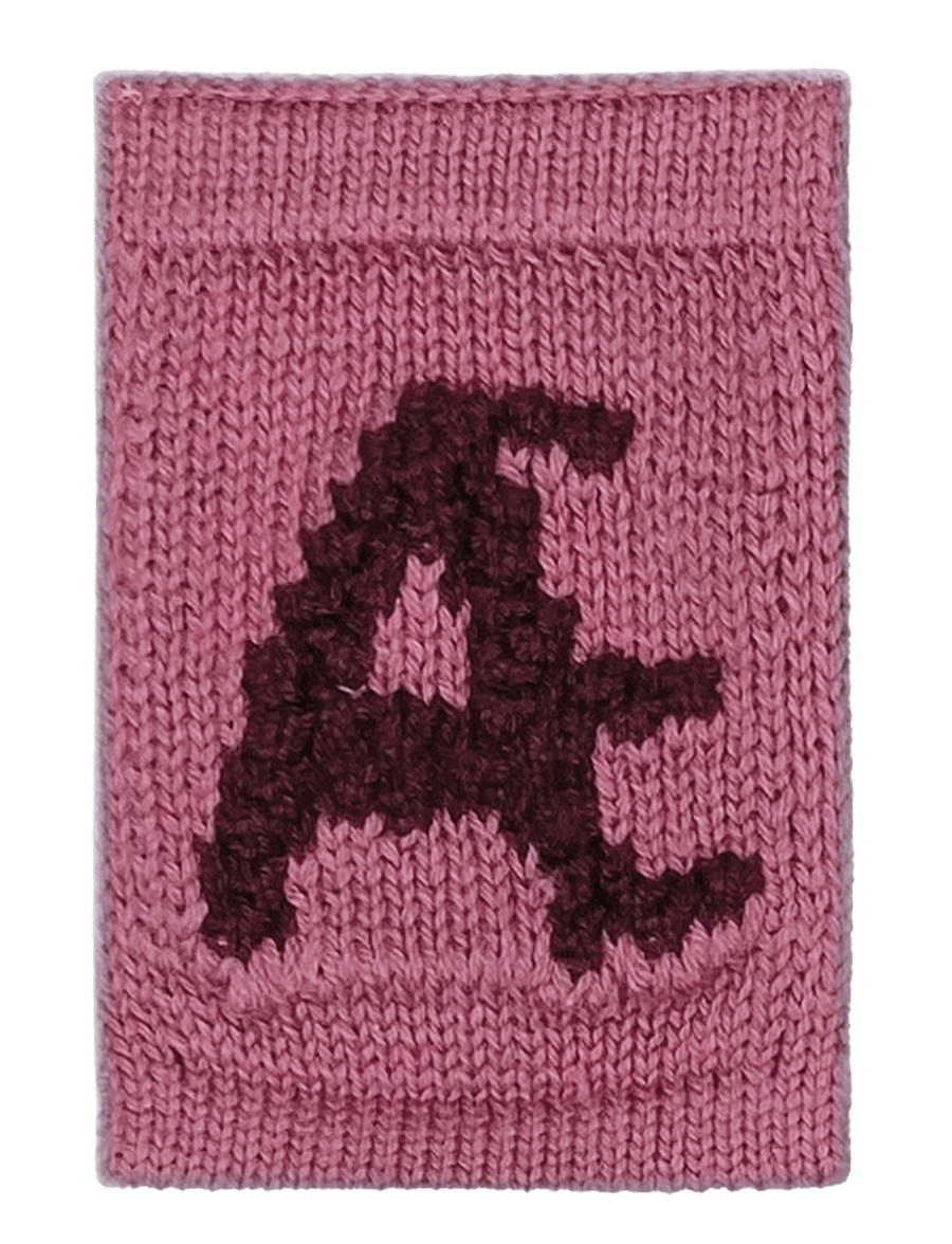 Smallstuff - Knitted letter Æ, rose - die niedrigsten preise - Æ pink - 0