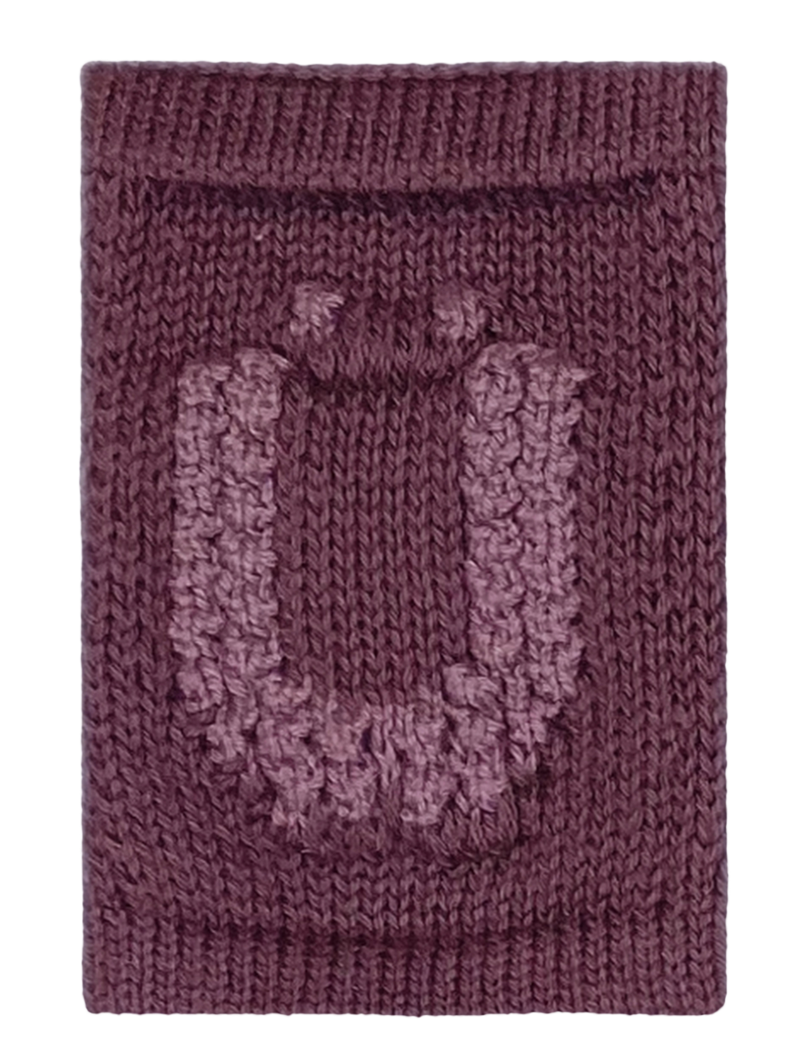 Smallstuff Knitted Letter Ü, Rose, One Size 10 cm, Kids Decor, Rosa - Decoration Accessories-details, Kinder