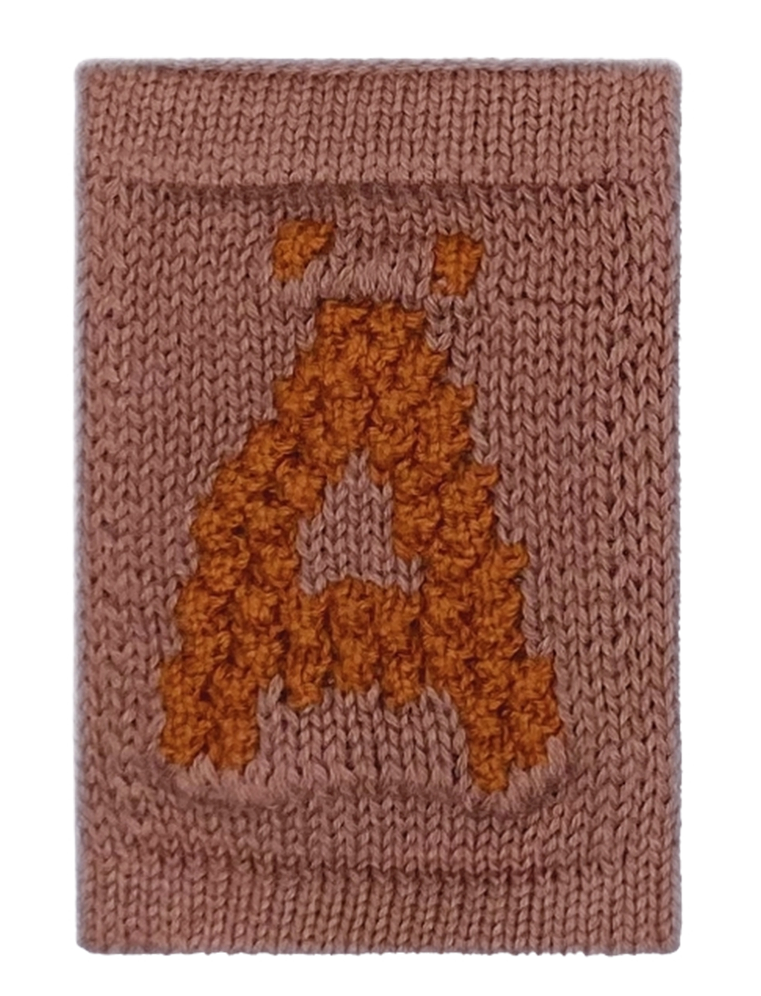 Smallstuff Knitted letter Ä, rose - Sisustus - Ä PINK / beige