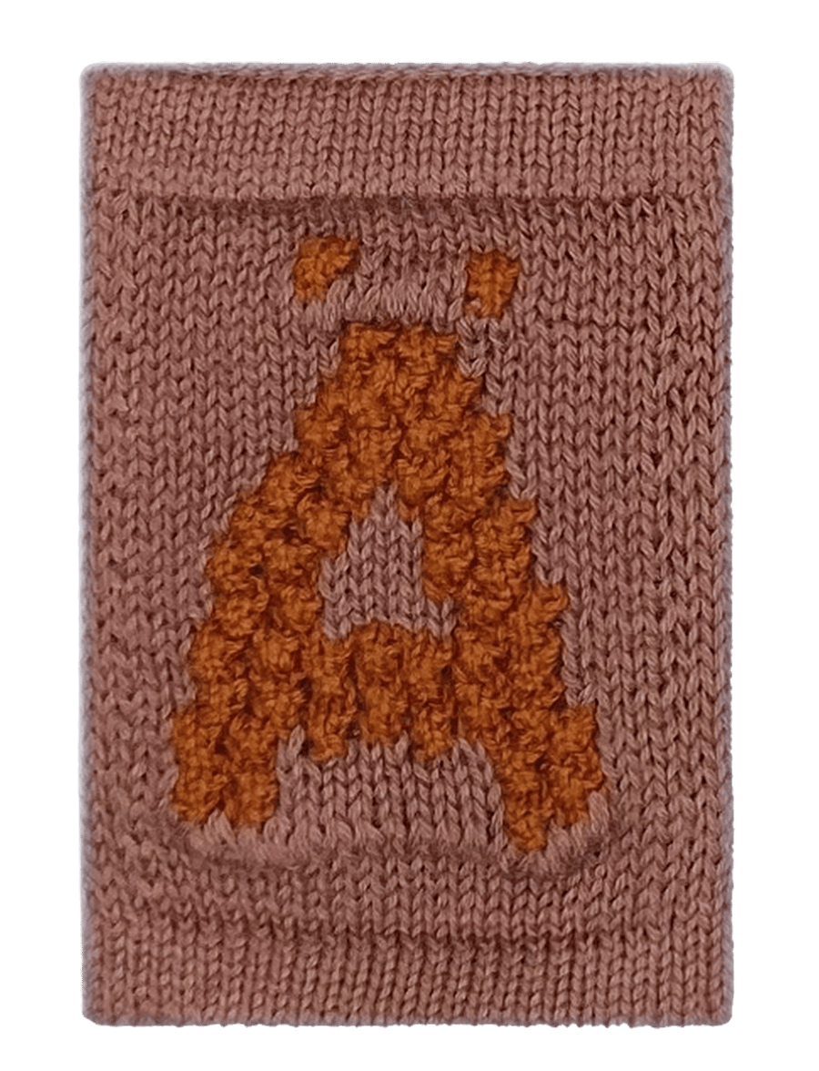 Smallstuff - Knitted letter Ä, rose - die niedrigsten preise - Ä pink - 0