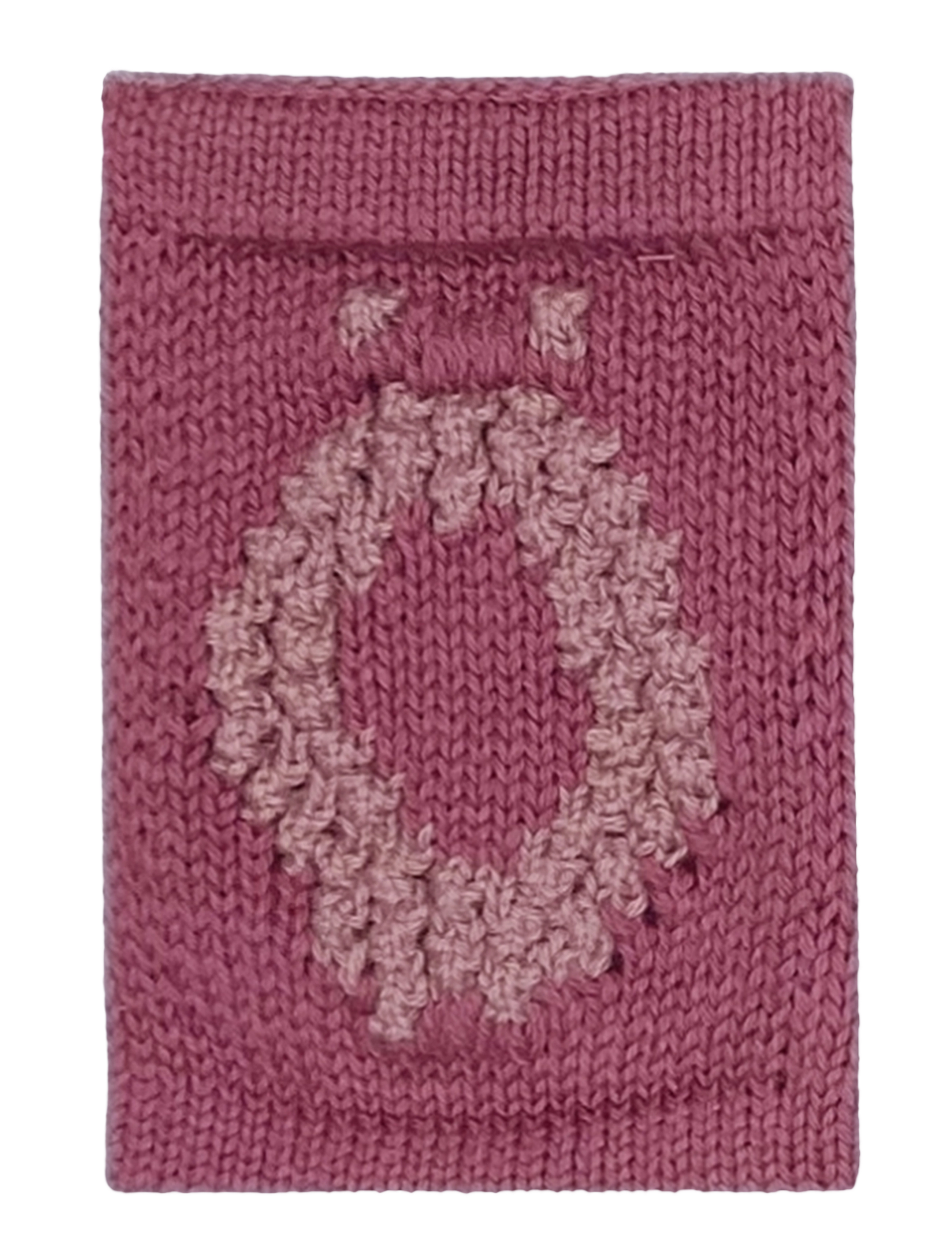 Smallstuff Knitted Letter Ö, Rose, One Size 10 cm, Kids Decor, Rosa - Decoration Accessories-details, Kinder