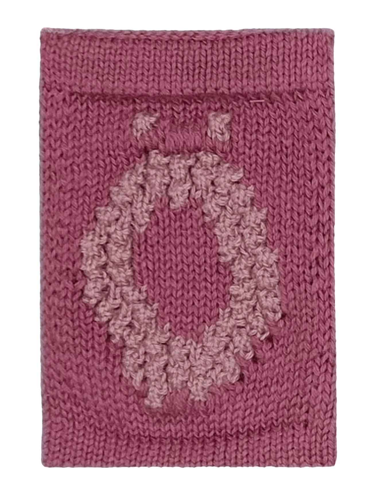 Smallstuff - Knitted Letter Ö, Rose
