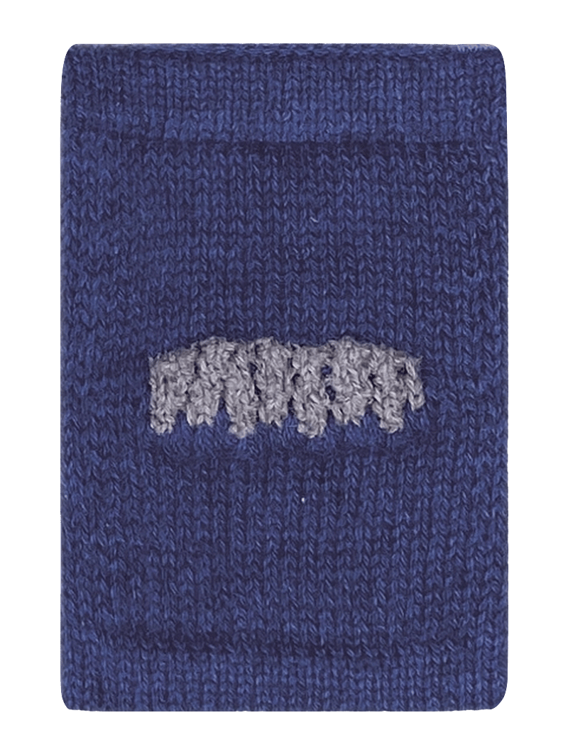 Smallstuff - Knitted letter slash, blue - dekorationsdetaljer - blue - 0
