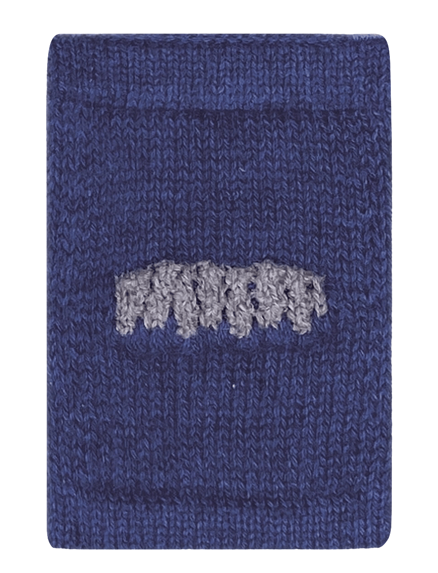 Smallstuff - Knitted letter slash, blue - die niedrigsten preise - blue - 0