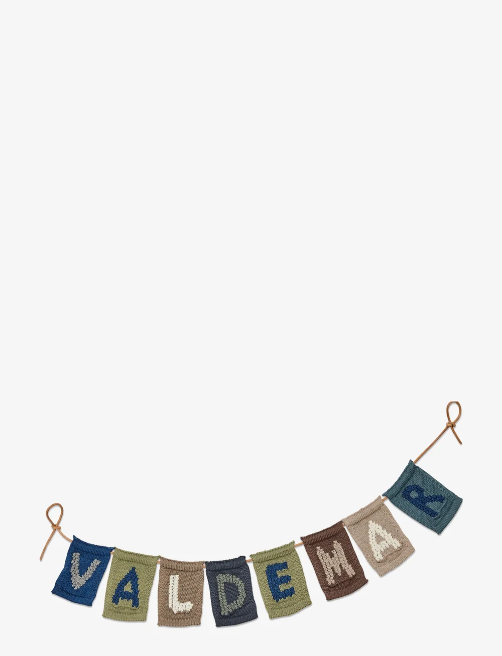 Smallstuff - String for flag line, leather - wand-deko - brown - 1