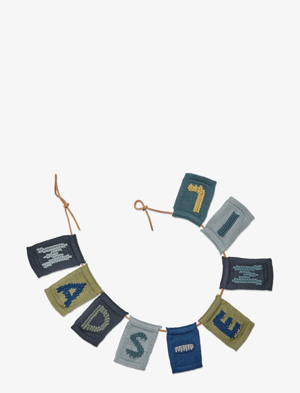 Smallstuff - String for flag line, leather - wand-deko - brown - 2