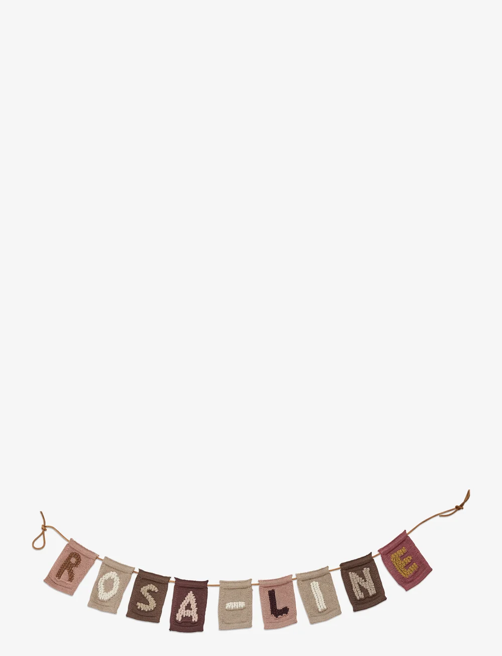 Smallstuff - String for flag line, leather - wand-deko - brown - 3