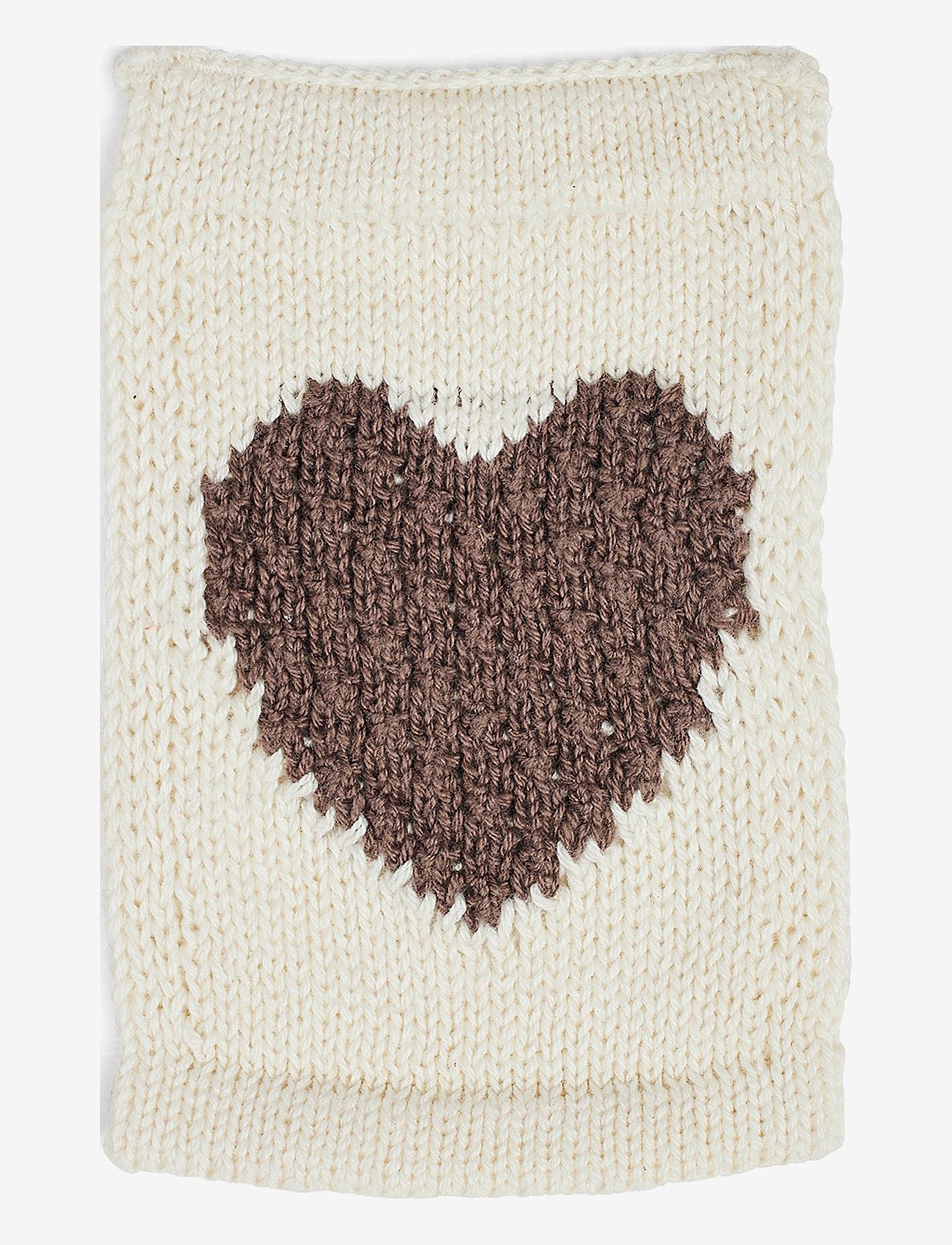 Smallstuff - Knitted  flag, heart, nature - dekorationsdetaljer - nature - 0