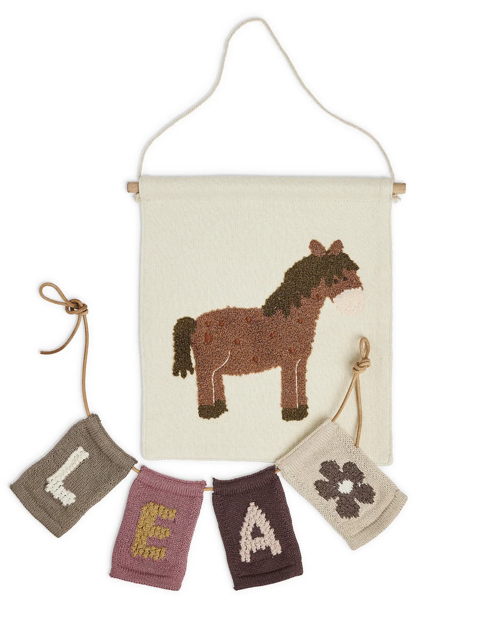 Smallstuff - Knitted flag, flower, nature - dekoratsioonid - nature - 3