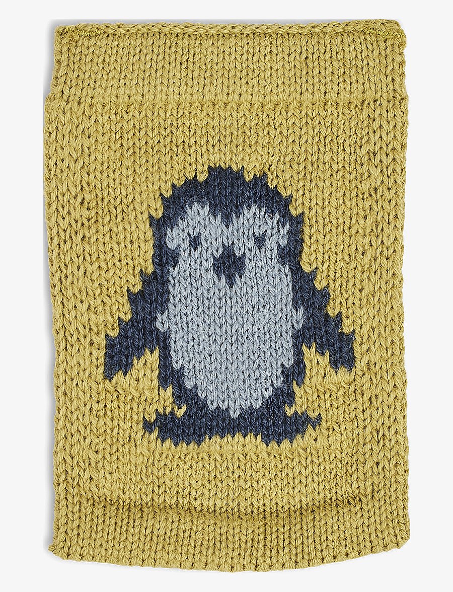 Smallstuff - Knitted flag, pinguin, blue - dekorative wohnaccessoires - pi blue - 2