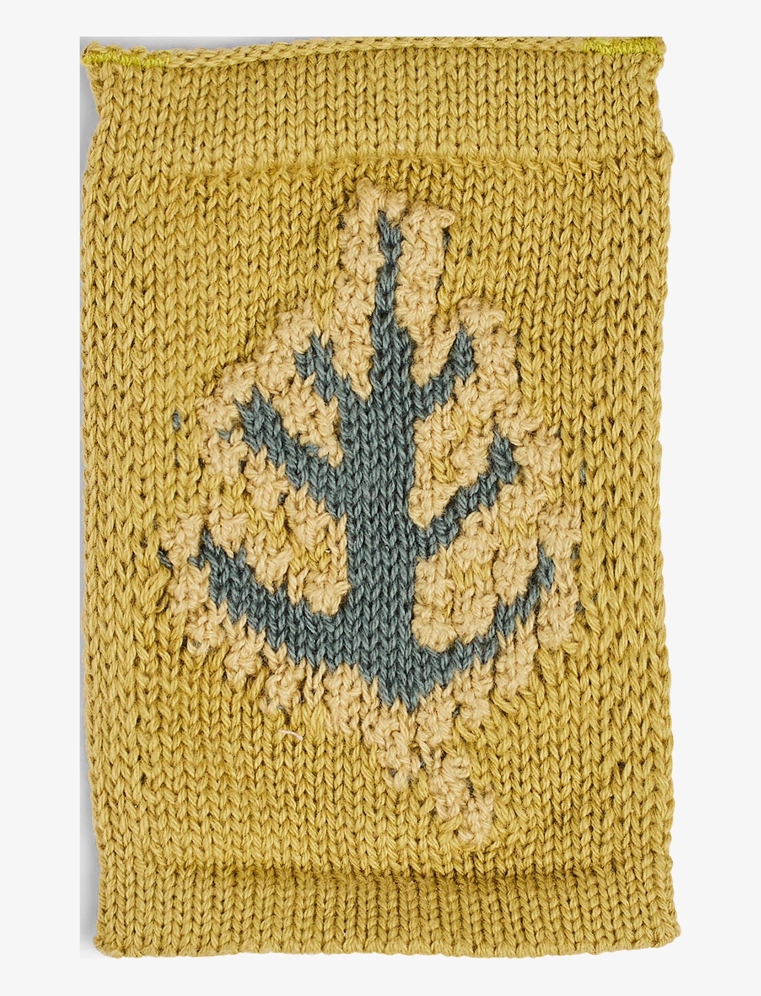 Smallstuff Knitted Flag, Leaf, Blue, Decoration Tilbehør-details, Blå, Str: ONE SIZE