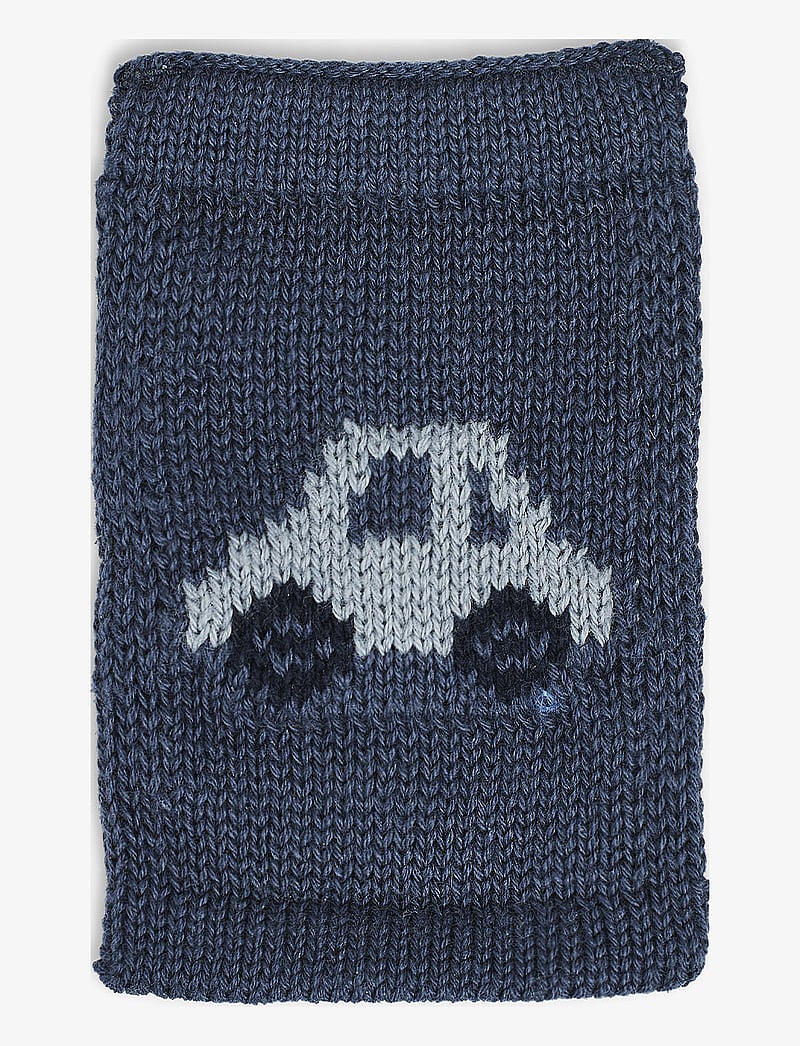 Smallstuff - Knitted flag, car, blue - dekorative wohnaccessoires - blue - 2