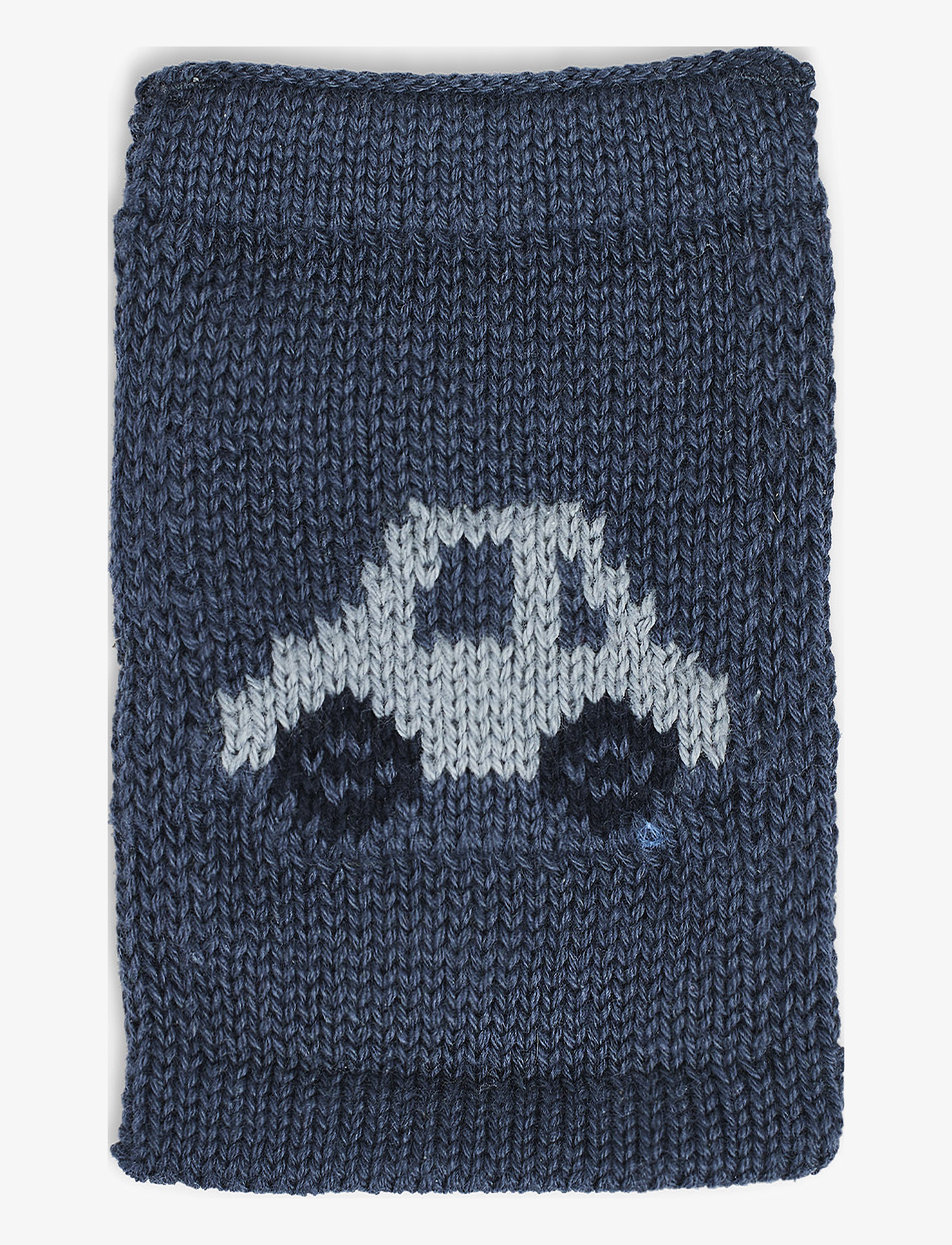Smallstuff - Knitted flag, car, blue - dekorativt tilbehør - fc blue - 2