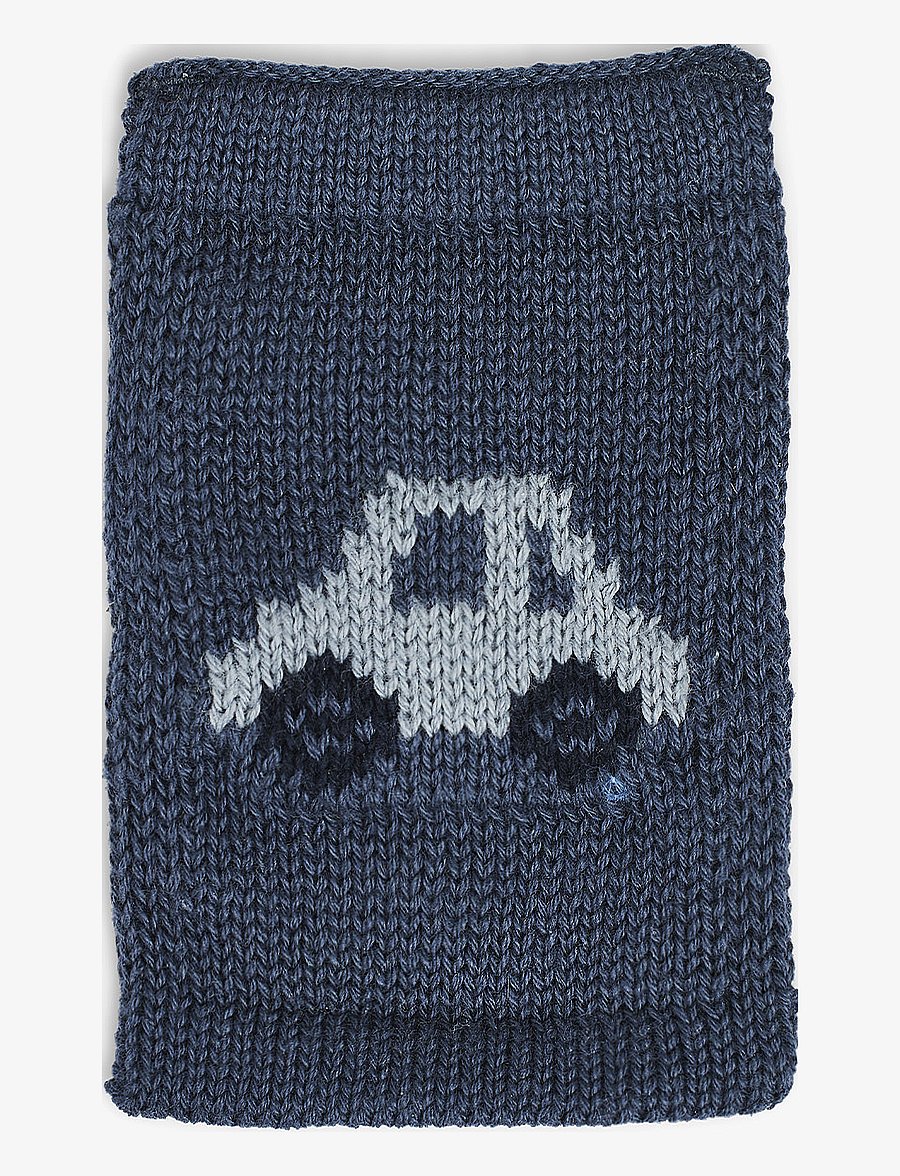 Smallstuff - Knitted flag, car, blue - dekorative wohnaccessoires - fc blue - 2