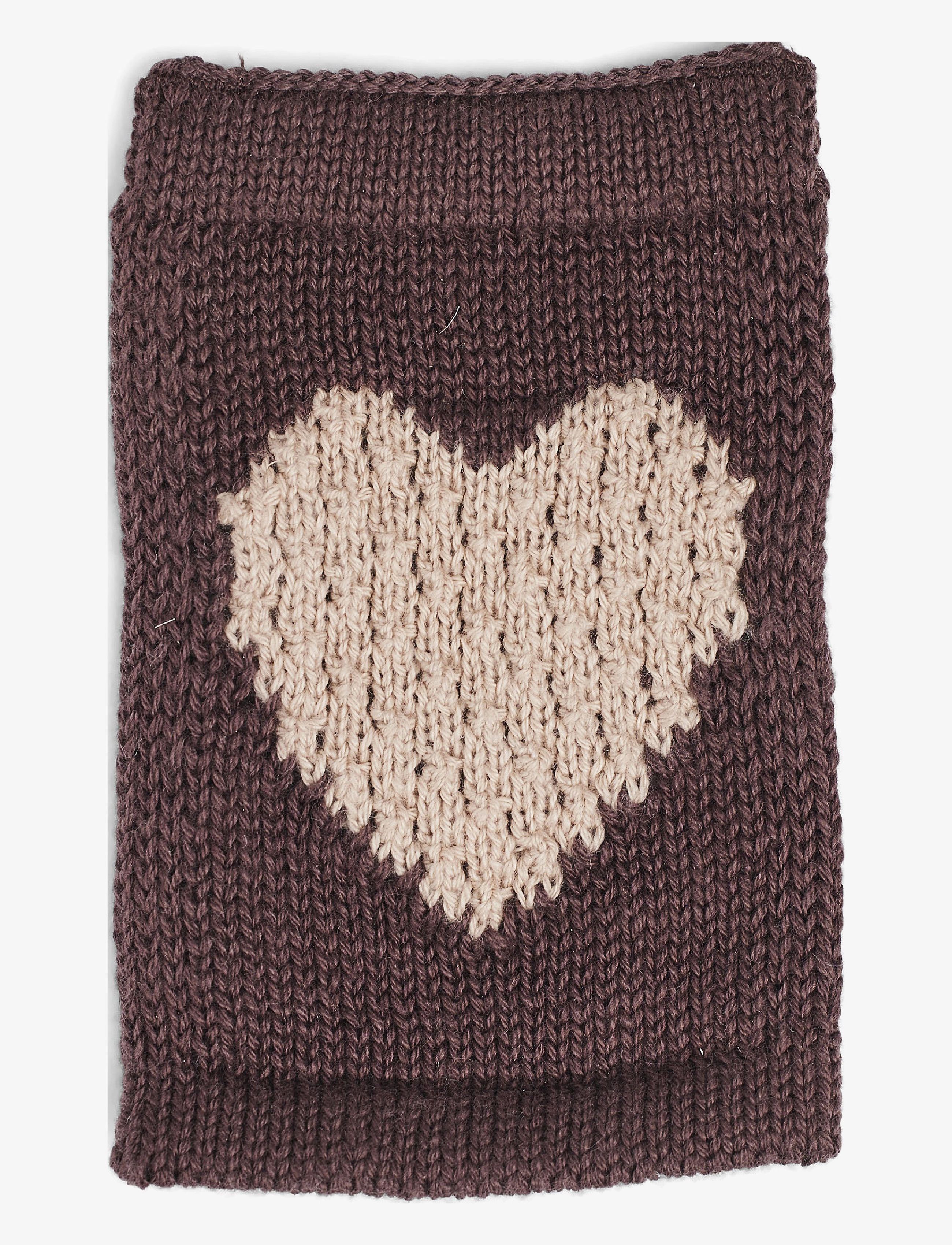 Smallstuff - Knitted  flag, heart, rose - dekorative wohnaccessoires - rose - 2