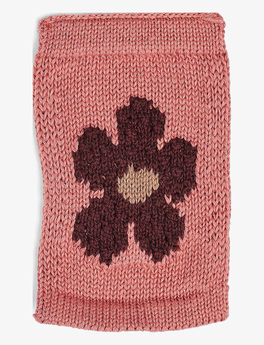 Smallstuff - Knitted flag, flower, rose - dekorative wohnaccessoires - ff rose - 1