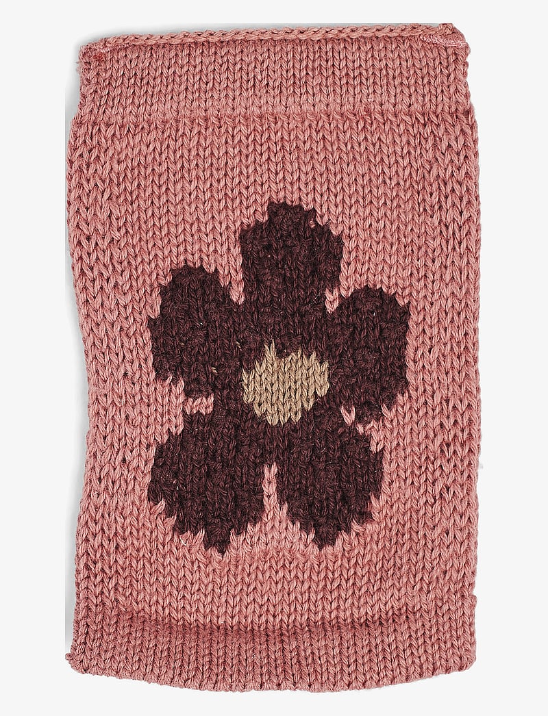 Smallstuff - Knitted flag, flower, rose - dekorative wohnaccessoires - rose - 2