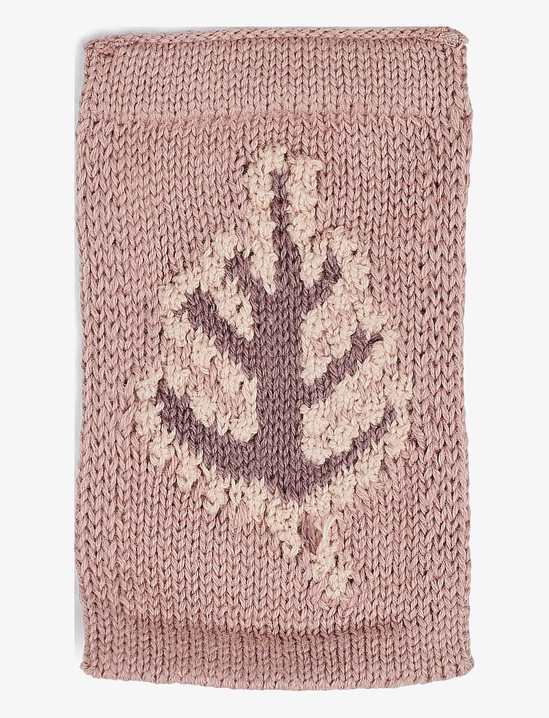 Smallstuff - Knitted flag, leaf, rose - dekorative wohnaccessoires - rose - 1