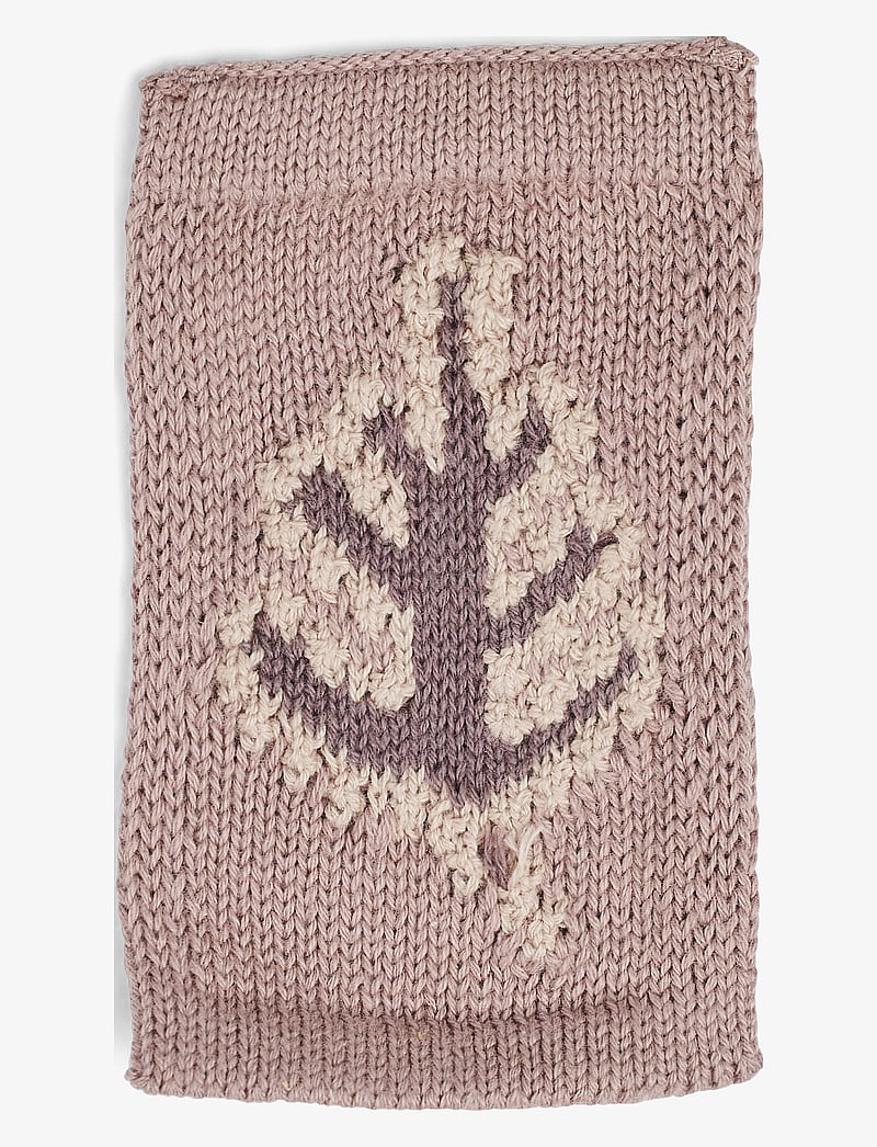 Smallstuff - Knitted flag, leaf, rose - dekorative wohnaccessoires - rose - 2