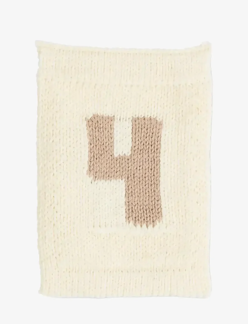 Smallstuff - Knitted flag, birthsday baloones, nature - dekorationsdetaljer - nature - 0
