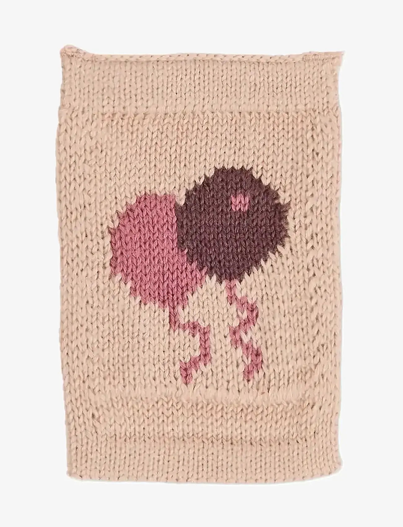 Smallstuff - Knitted flag, birthsday baloones, rose - dekorative wohnaccessoires - rose - 0