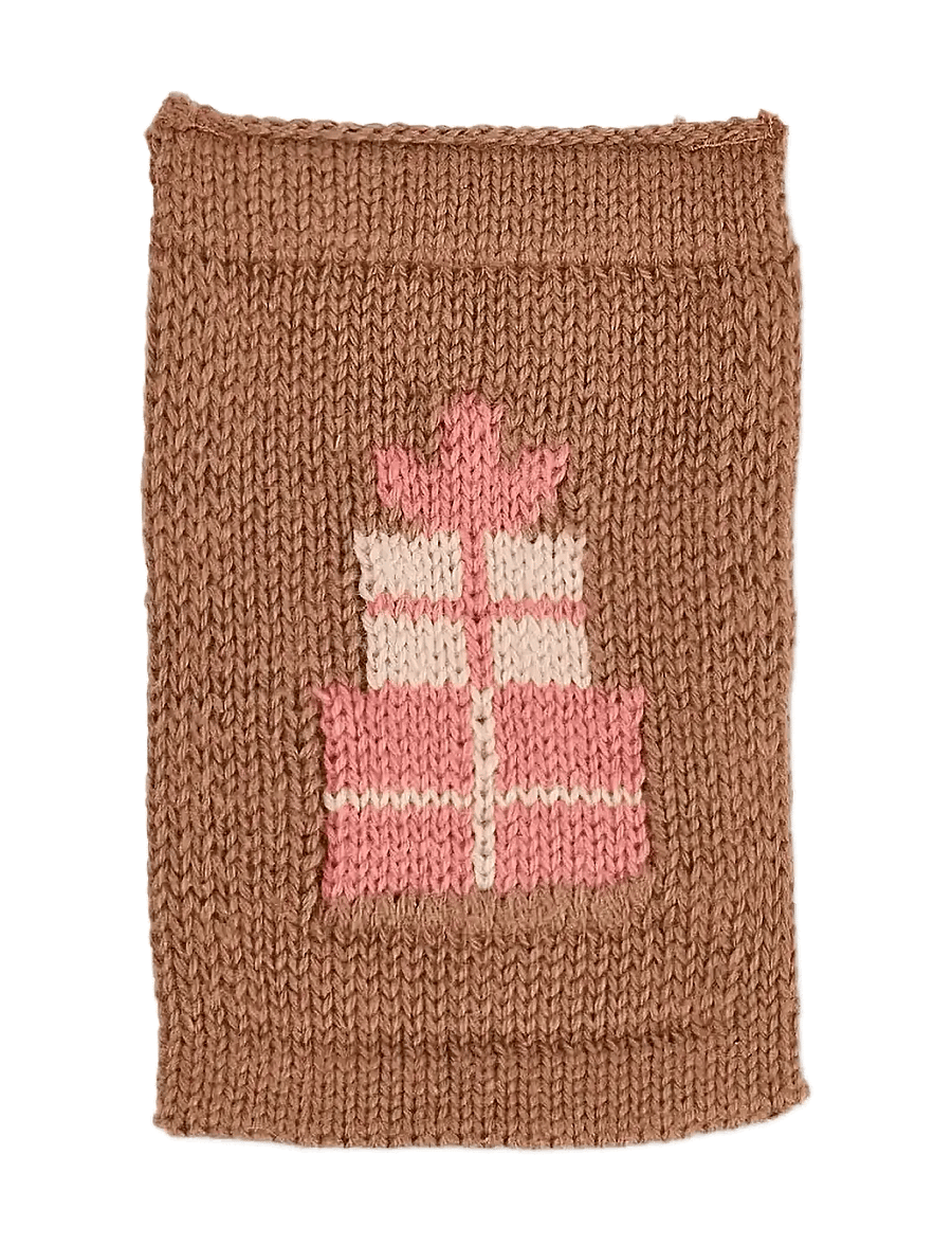 Smallstuff - Knitted flag, birthsday presents, rose - dekorativt tilbehør - fb rose - 0
