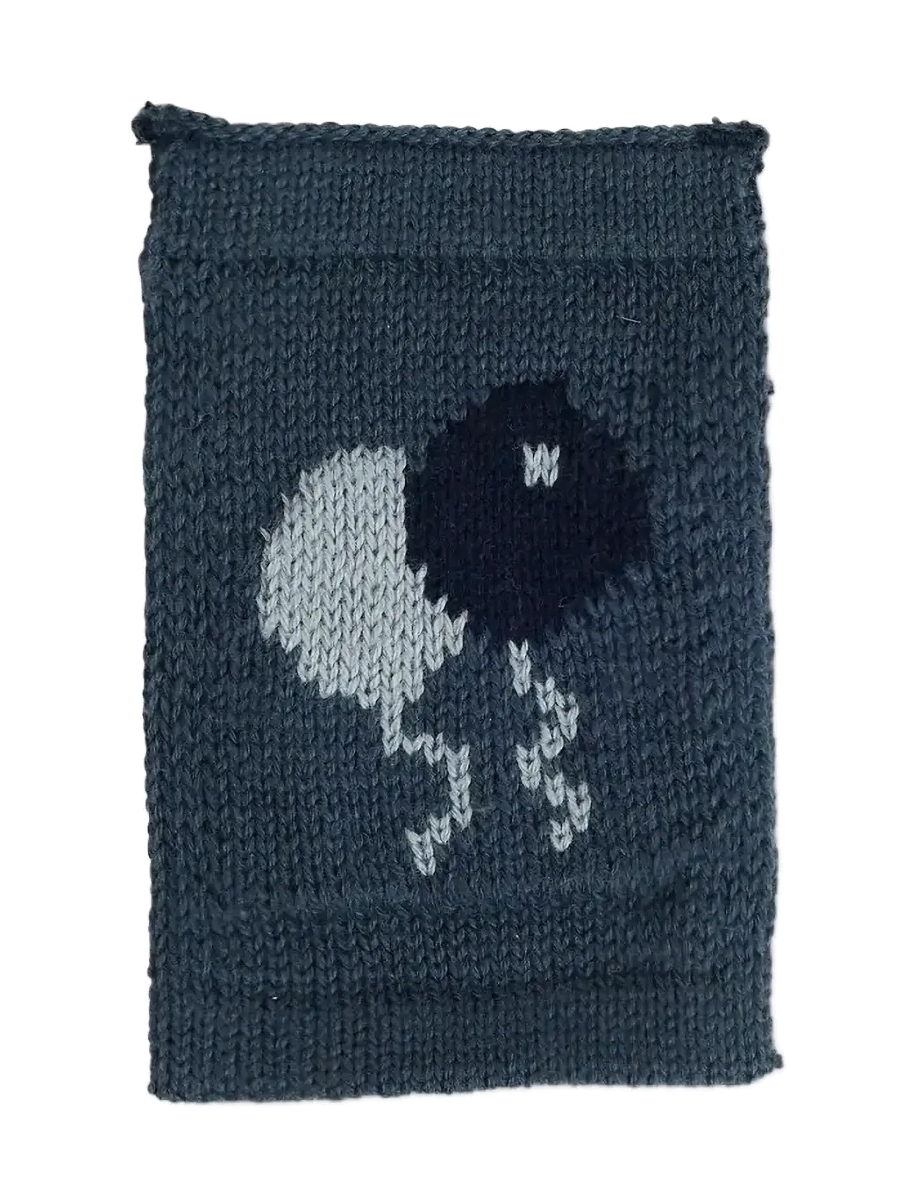 Smallstuff Knitted flag, birthsday baloones, blue - Smallstuff - BB BLUE / navy
