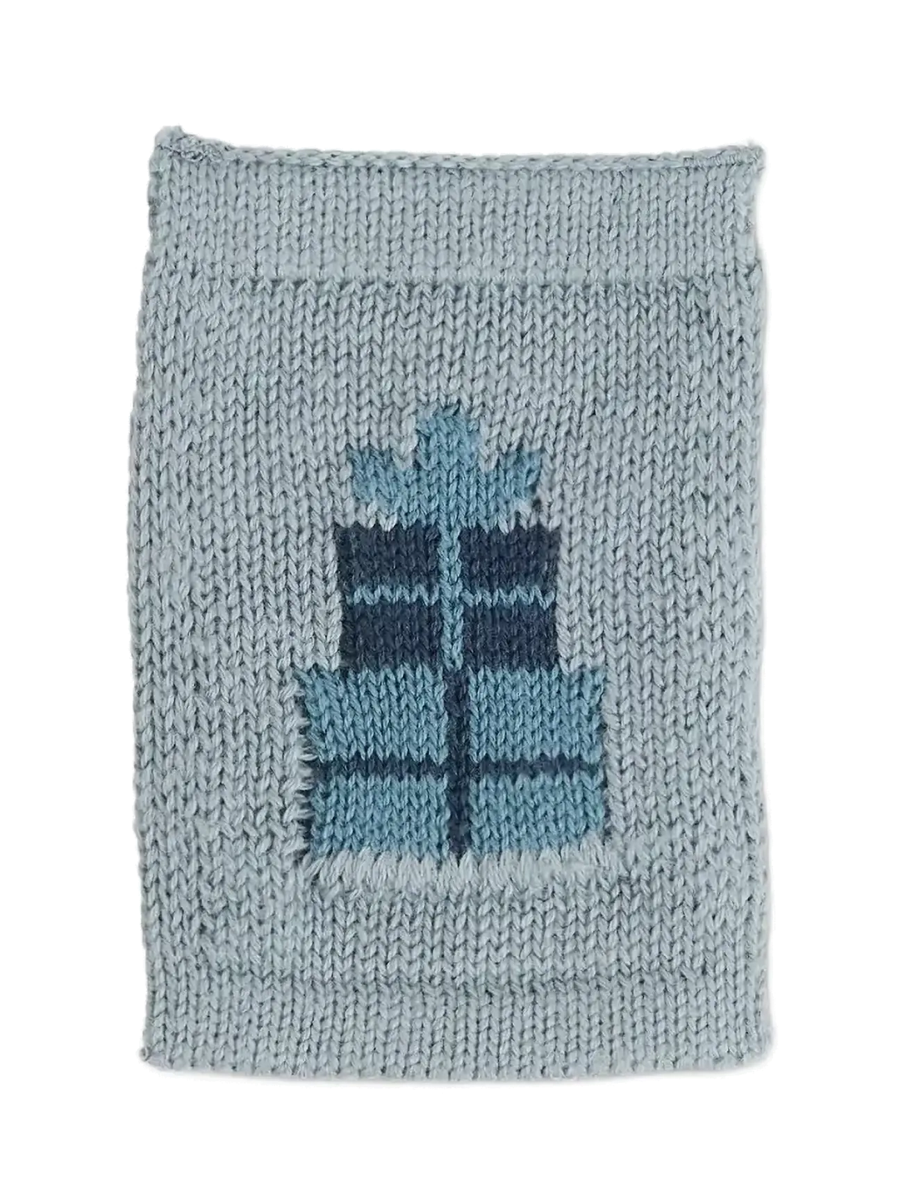 Smallstuff Knitted flag, birthsday presents, blue - Sisustus - BLUE / blue