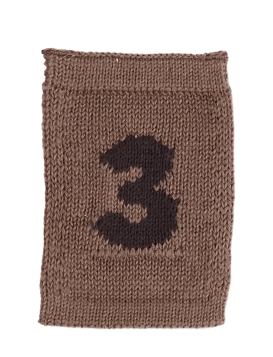 Smallstuff - Knitted flag, 3, nature - dekorative wohnaccessoires - 3 nature - 0