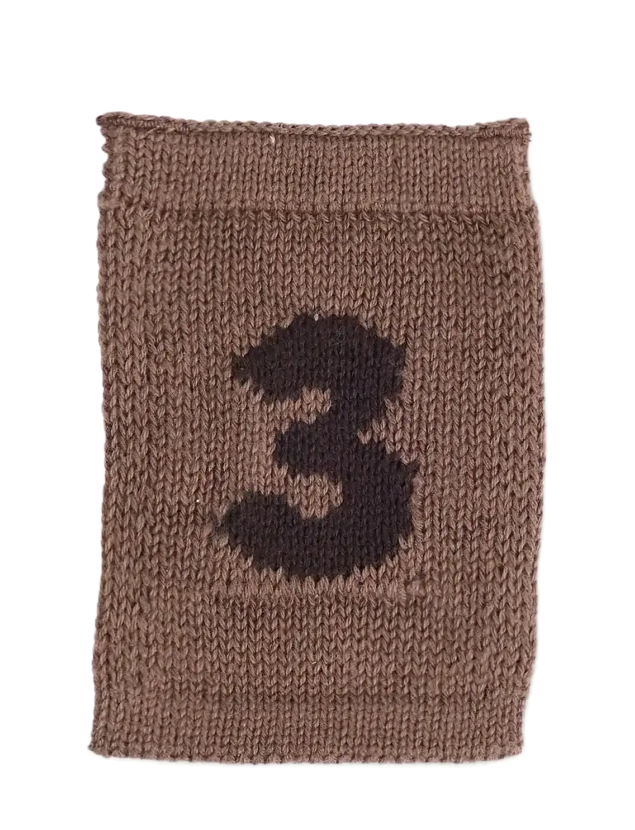 Knitted flag, 3, nature - NATURE