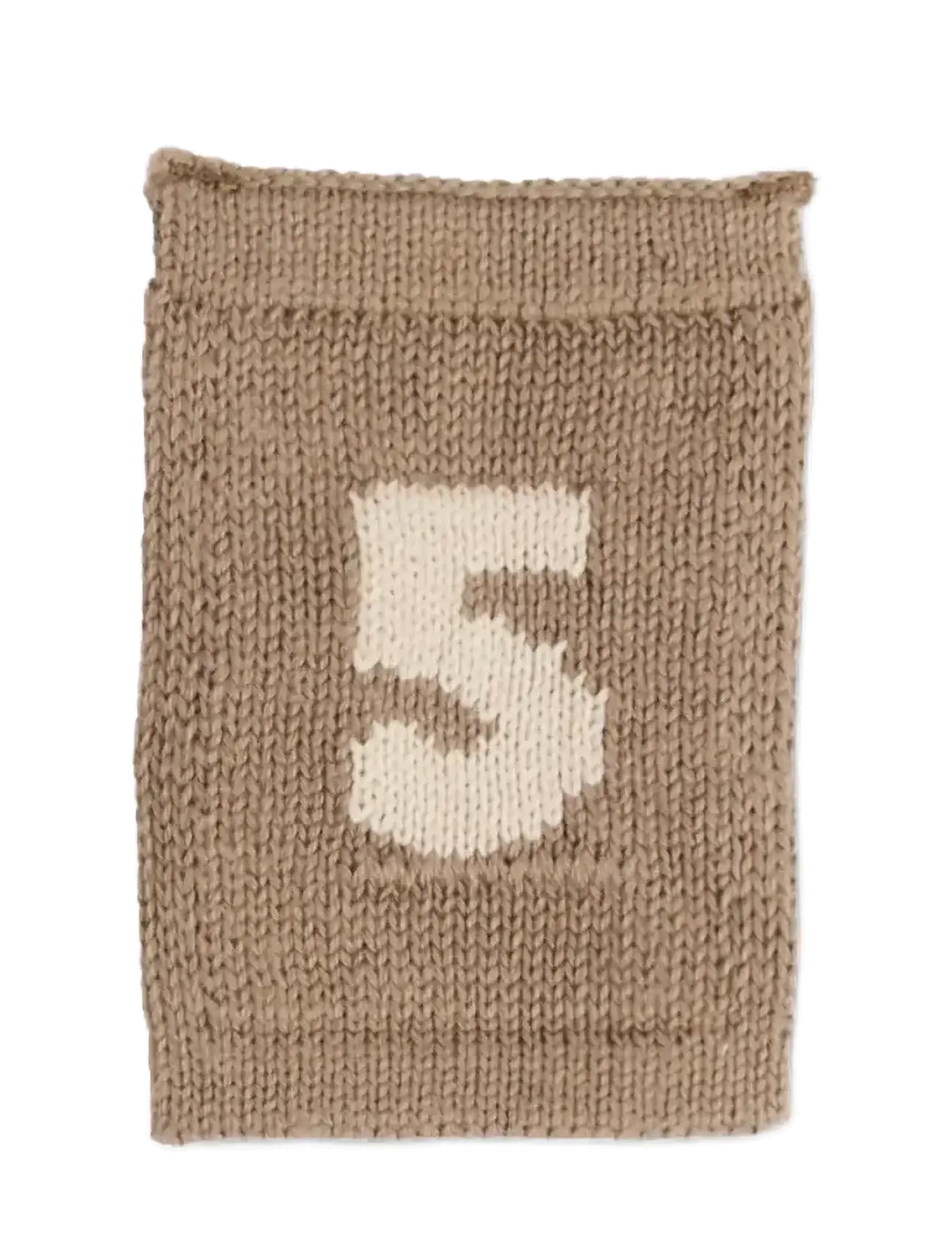 Smallstuff Knitted Flag, 5, Nature, One Size, Kids Decor, Beige - Decoration Accessories-details, Kinder