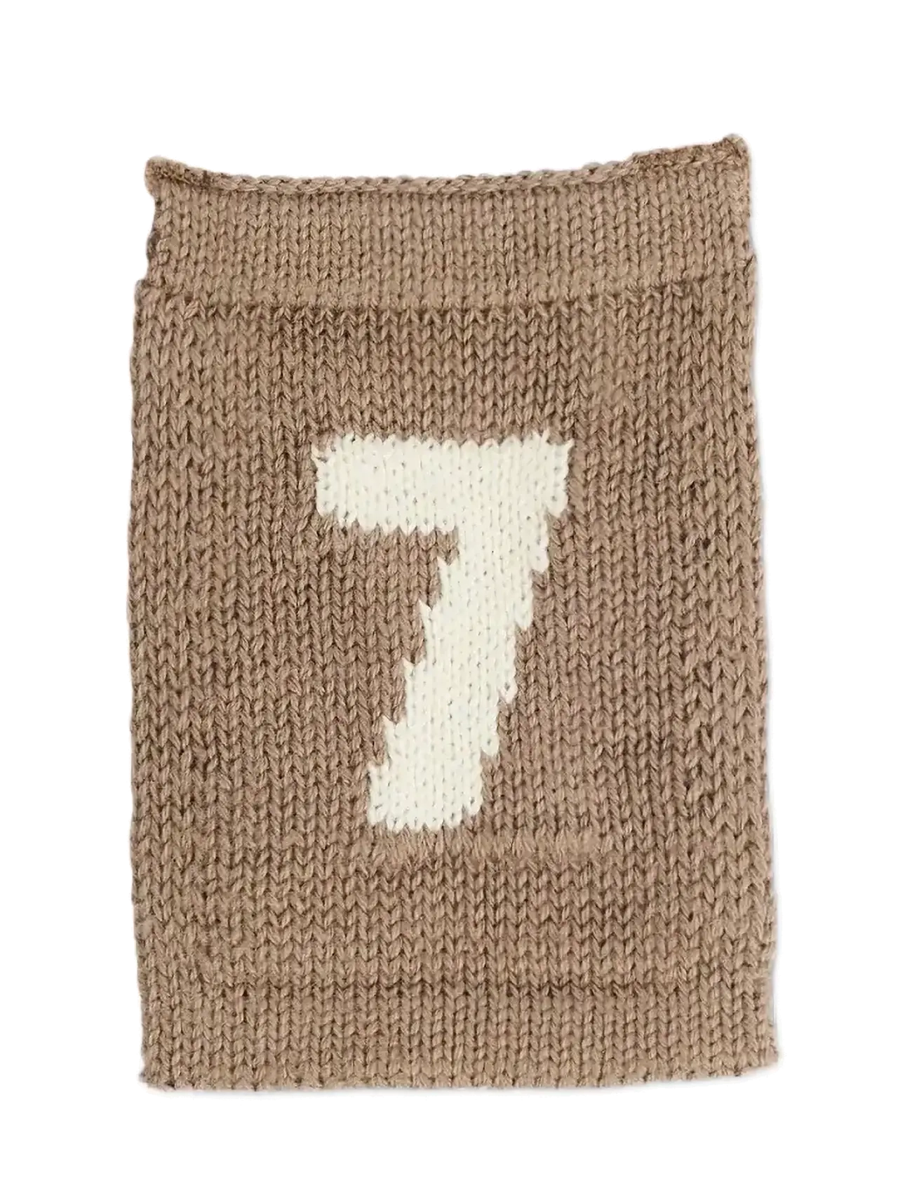 Smallstuff Knitted Flag, 7, Nature, One Size, Kids Decor, Beige - Decoration Accessories-details, Kinder