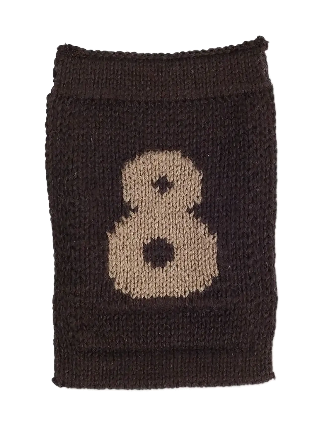 Smallstuff Knitted flag, 8, nature - Kids home - NATURE / brown