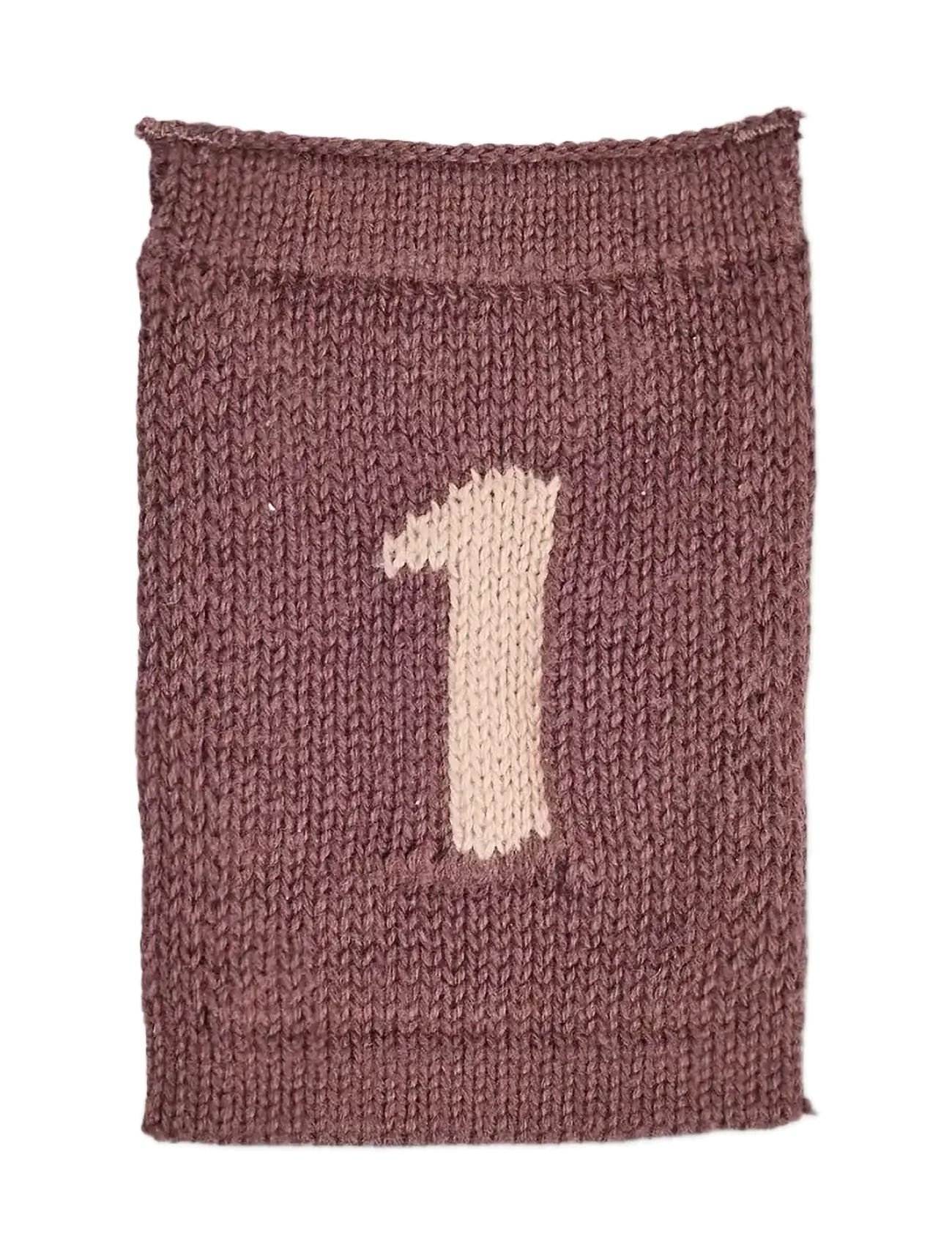 Smallstuff - Knitted flag, 1, rose - dekorative wohnaccessoires - 1 rose - 0
