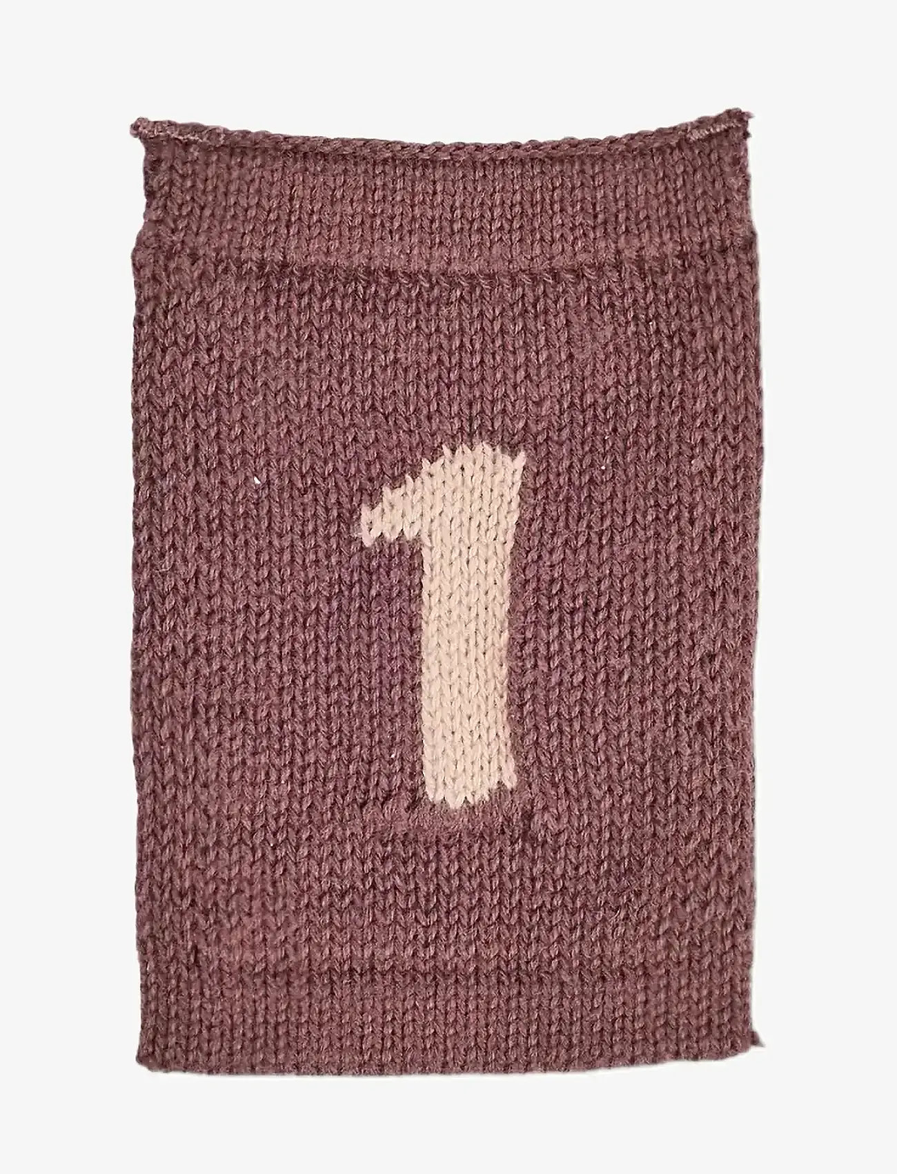 Smallstuff - Knitted flag, 1, rose - rose - 0