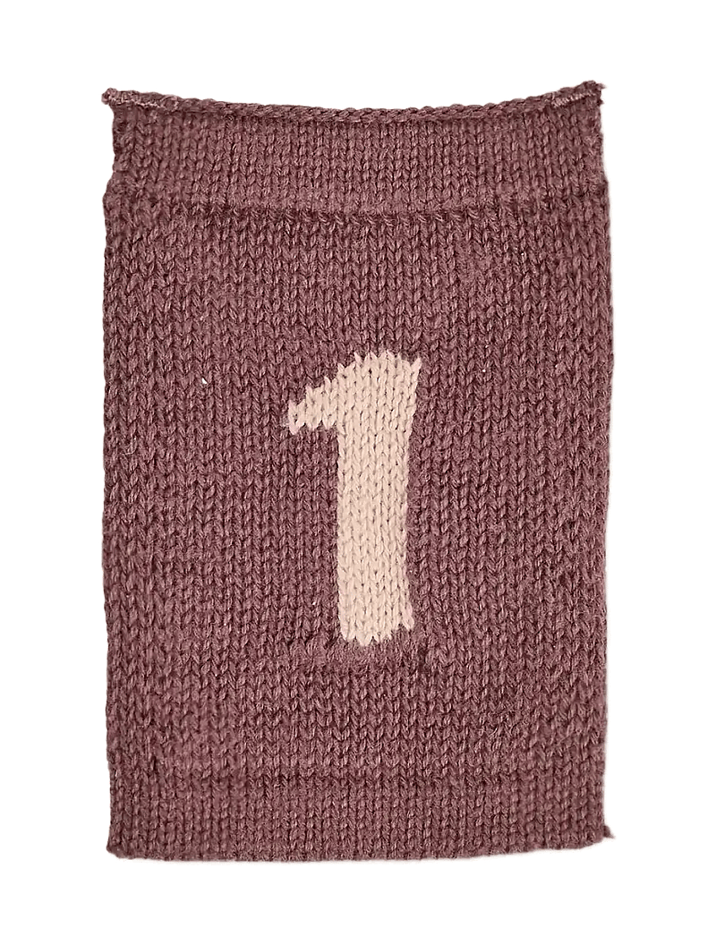 Smallstuff - Knitted flag, 1, rose - rose - 0