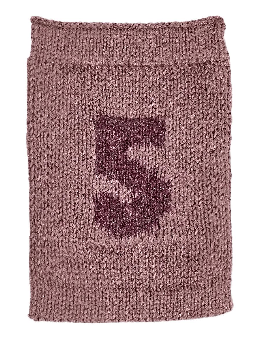Smallstuff - Knitted flag, 5, rose - dekorative wohnaccessoires - 5 rose - 1
