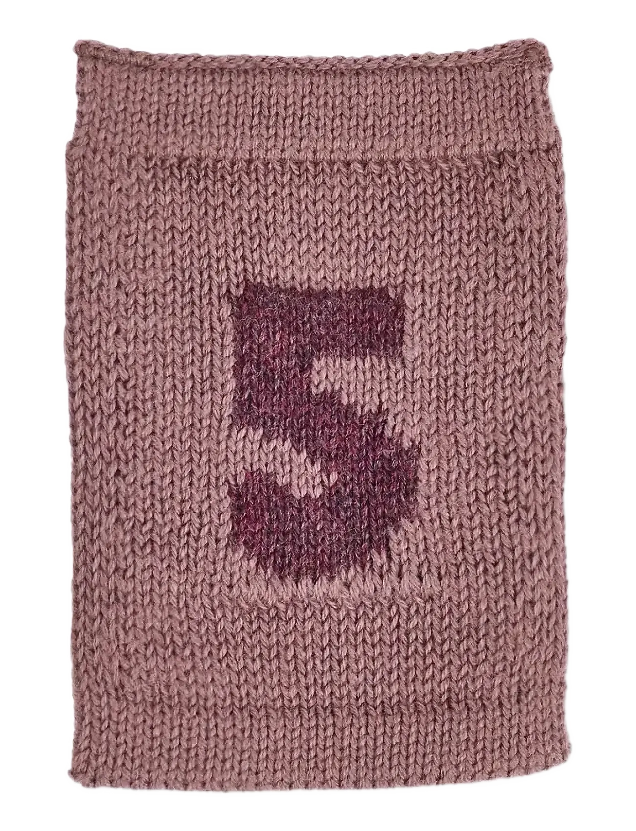 Knitted flag, 5, rose - ROSE