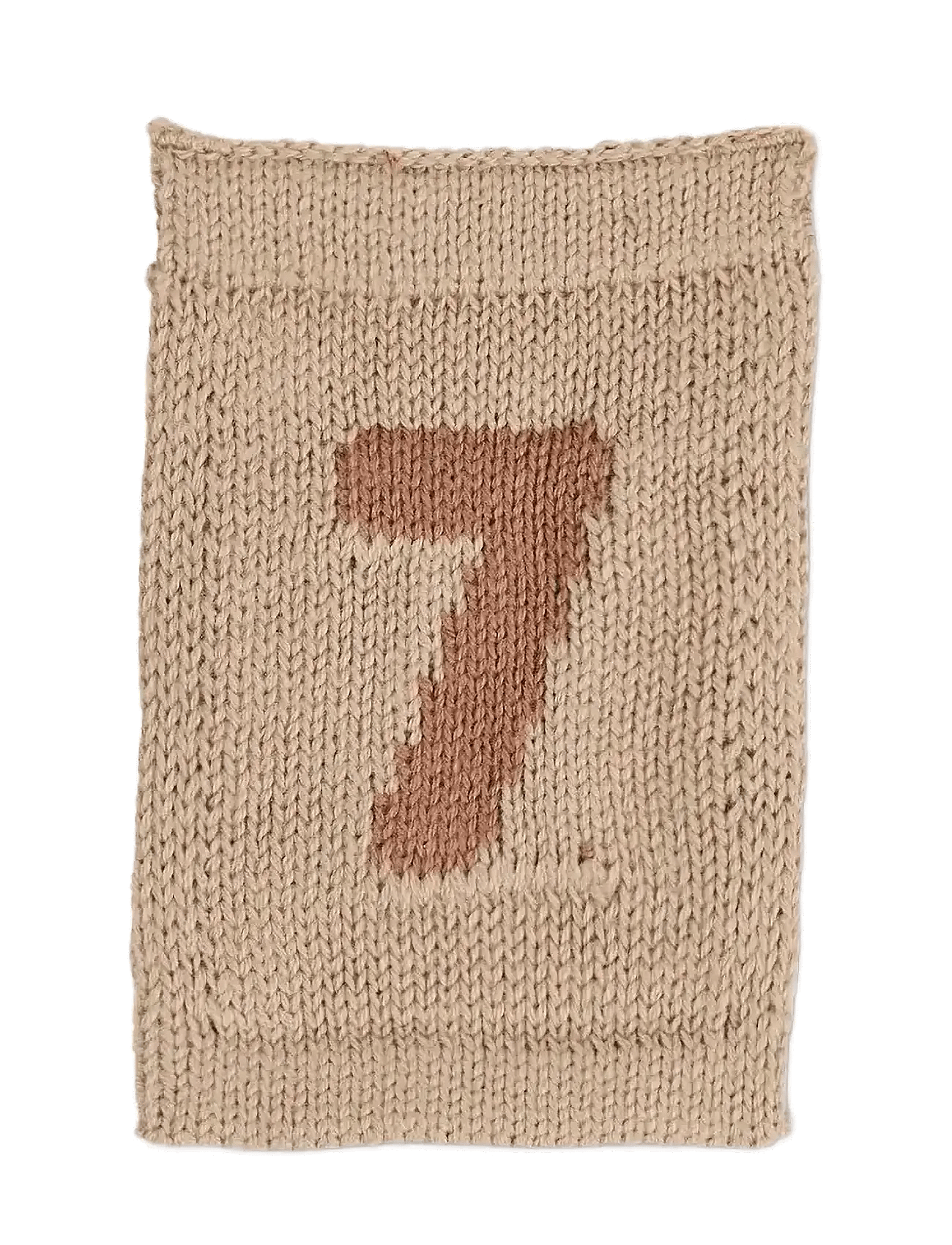 Smallstuff - Knitted Flag, 7, Rose