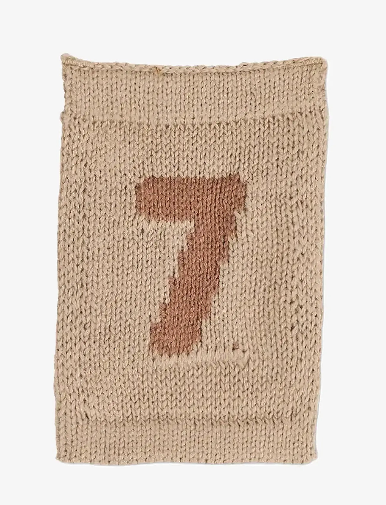 Smallstuff - Knitted flag, 7, rose - dekorative wohnaccessoires - rose - 1