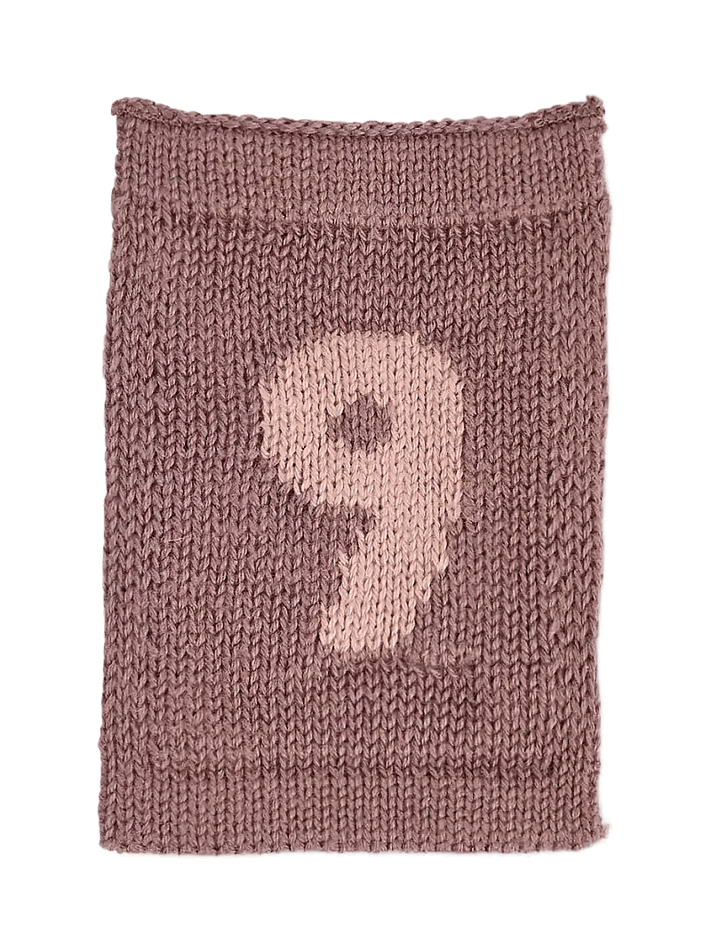 Smallstuff - Knitted flag, 9, rose - koriste-esineet - rose - 0