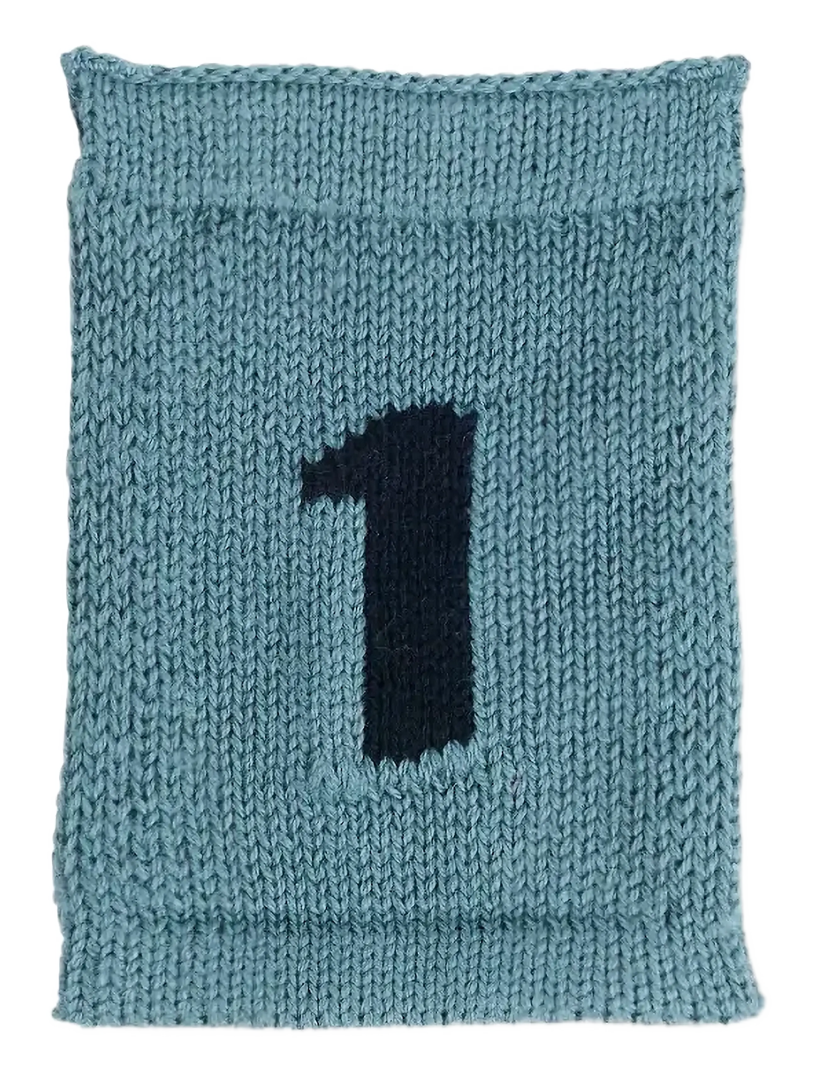 Smallstuff Knitted flag, 1, blue - Smallstuff - 1 BLUE / blue