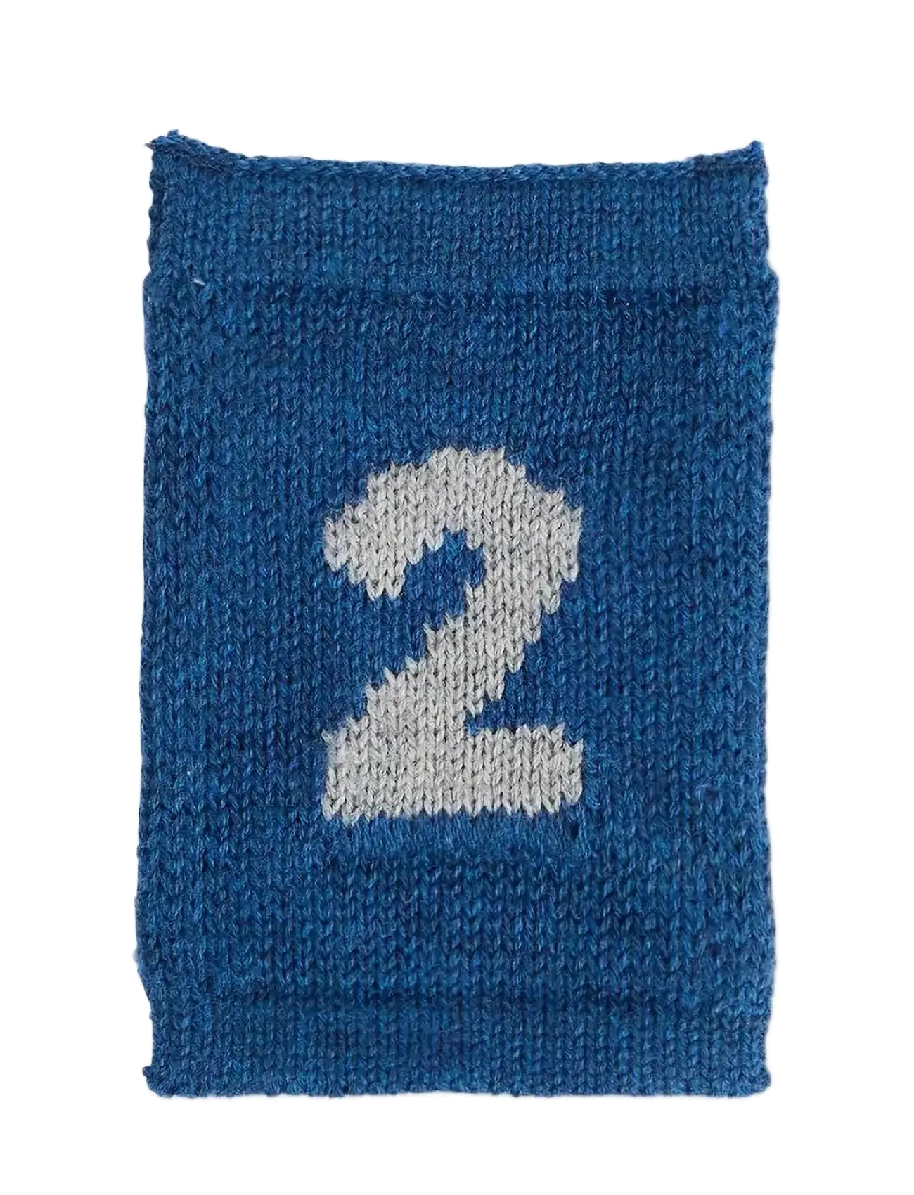 Smallstuff - Knitted Flag, 2, Blue
