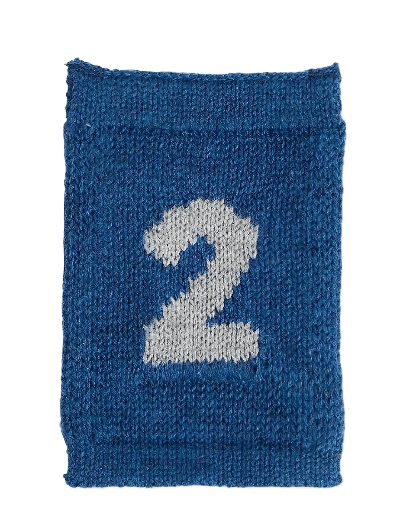 Smallstuff - Knitted Flag, 2, Blue