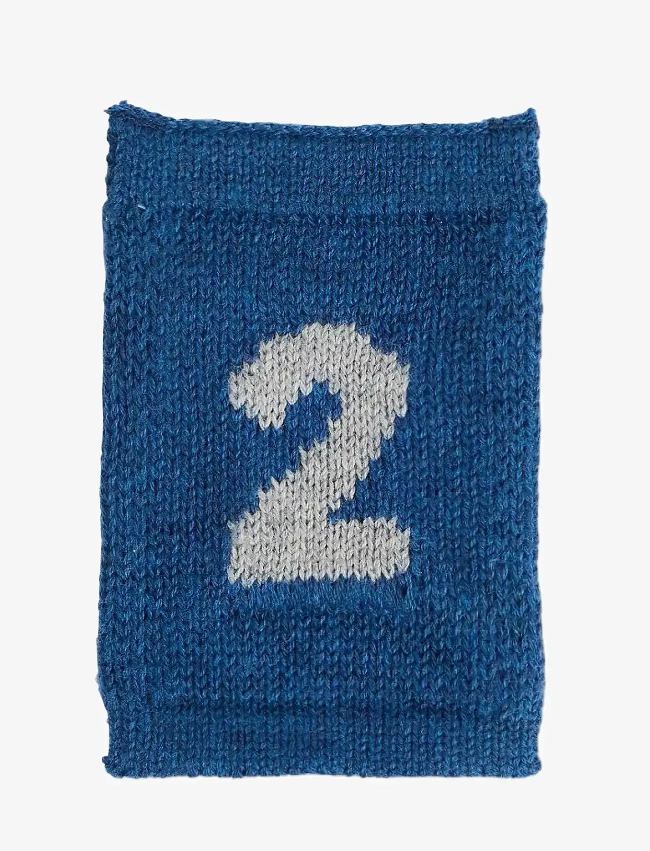 Smallstuff - Knitted flag, 2, blue - blue - 0