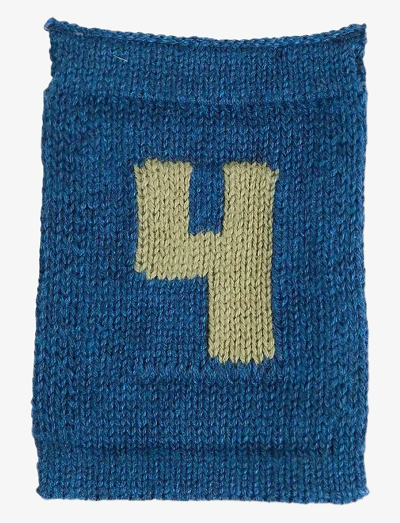 Smallstuff - Knitted flag, 4, blue - dekoracijos - blue - 0