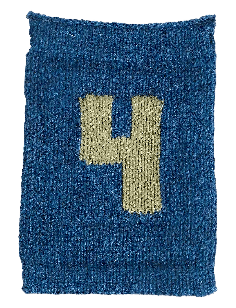 Smallstuff - Knitted flag, 4, blue - dekoracijos - blue - 0