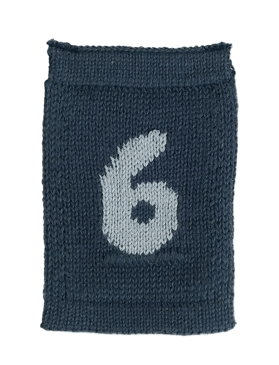 Smallstuff - Knitted flag, 6, blue - dekorativt tilbehør - 6 blue - 0